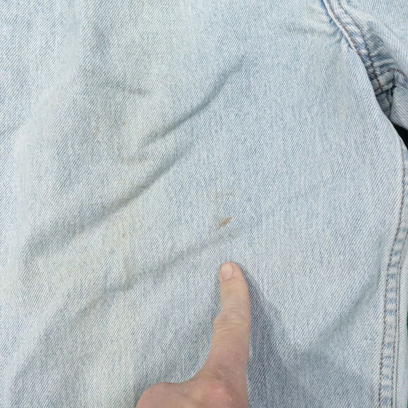 VINTAGE LEVI'S SILVERTAB LOOSE LIGHT WASH DENIM BLUE JEANS 38X30 (37X29) **READ - Picture 4 of 16